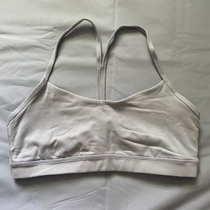 Lululemon Flow Y Nulu Sports Bra: Pastel Blue - Women’s Size 10 Light Support